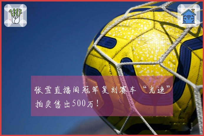 张雪直播间冠军复刻赛车“光速”拍卖售出500万！