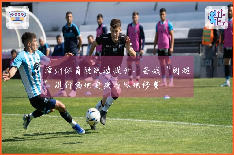 漳州体育场改造提升，备战“闽超”进行场地更换与绿地修剪